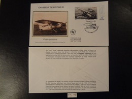 FRANCE 2022 5,26 EUROS CHASSEUR DEWOTINE D1 OBLITÉRATION PREMIER JOUR  03 11 2022 TOULOUSE ENVELOPPE " FDC " AVION - 2020-…