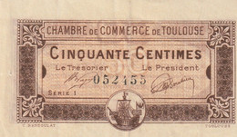 Billet De Nécessité - CHAMBRE DE COMMERCE De  TOULOUSE 1924 - Sonstige – Europa
