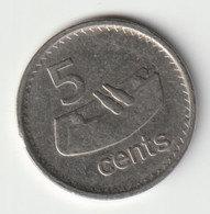 FIJI 2010: 5 Cents, KM 119 - Fiji