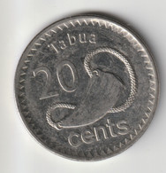 FIJI 2012: 20 Cents, KM 334 - Fidji