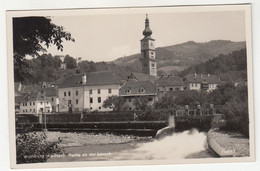 C1076) WOLFSBERG - Partie An Der LAVANT - Mit Kirche U. Haus DETAILS Alt ! - Wolfsberg