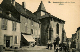 Coussac Bonneval * Rue Et église Du Village * Restaurant BOSSELUT Boucherie * Villageois - Sonstige & Ohne Zuordnung