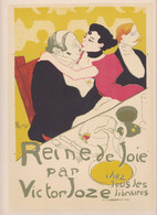 Affiche Lithographie Toulouse Lautrec Art Nouveau Style Les Maitres De L'affiche Reine De Joie - Posters