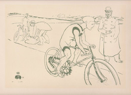 Affiche Lithographie Toulouse Lautrec Art Nouveau Style Les Maitres De L'affiche Cycle Vélo Cyclisme - Afiches