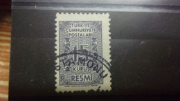 TURQUIE  Service YVERT N° 77 - Timbres De Service