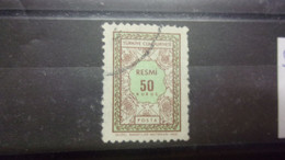 TURQUIE  Service YVERT N° 108 - Timbres De Service