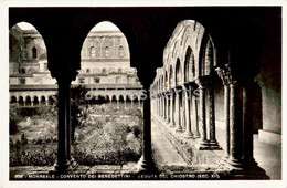 Monreale - Convento Dei Benedettini . Veduta Del Chiostro - Benedictine Convent - 308 - Old Postcard - Italy - Unused - Palermo