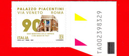 Nuovo - MNH - ITALIA - 2022 - 90 Anni Inaugurazione Del Palazzo Piacentini (Roma) - B - Alfanumerico - 2021-...:  Nuevos