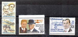 Estados Unidos Series Aéreos N ºYvert 85/86 + 107/08 ** - 3b. 1961-... Unused