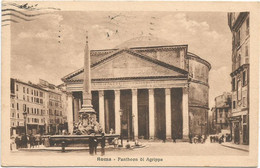 AC4134 Roma - Pantheon Di Agrippa / Viaggiata 1918 - Pantheon