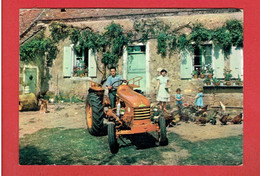 PUBLICITE 1960 TRACTEUR RENAULT CARTE AFFRANCHIE AVEC UN TIMBRE PREOBLITERE - Tracteurs