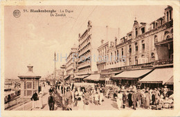 Blankenberghe - Blankenberge - La Digue De Zeedijk - 59 - Old Postcard - 1927 - Belgium - Used - Blankenberge