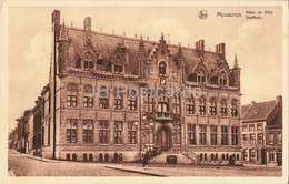 Mouscron - Hotel De Ville - Stadhuis - Old Postcard - Belgium - Unused - Mouscron - Moeskroen