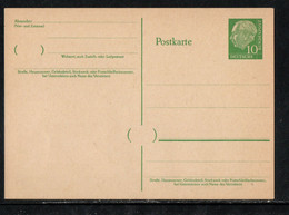 Bund 1957: P 31:  Postkarte     **   (B009) - Postkarten - Ungebraucht