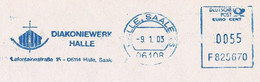 Deutschland Absenderfreistempel Halle / Saale - Diakonie - Meterstamp, EMA - Machine Stamps (ATM)