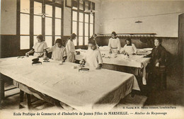 Marseille * 12 Cpa * école Pratique De Commerce Et D'industrie De Jeunes Filles * Groupe Scolaire - Non Classés