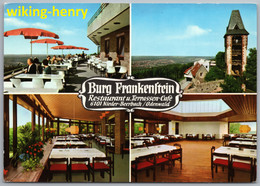 Mühltal Nieder Beerbach - Restaurant Und Terrassen Café Burg Frankenstein 2   Bei Darmstadt Eberstadt Im Odenwald - Odenwald