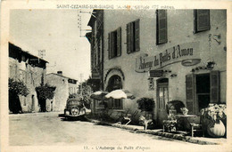 St Cézaire Sur Siagne * Rue Et Auberge Du Puits D'amon * Automobile Voiture Ancienne - Andere & Zonder Classificatie