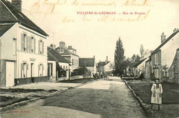 Villiers St Georges * 1907 * Rue De Provins * Villageois - Villiers Saint Georges