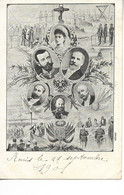 FRANCE / RUSSIE Portraits NICOLAS II, LOUBET ... DUNKERQUE REIMS 1901  ....G - Demonstrationen