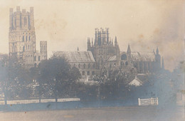 3039 – Real B&W Photo - England Cambridgeshire – Ely Cathedral – Written In 1913 - VG Condition – 2 Scans - Ely