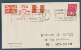 GREVE DE 1971 N° 22 DALLAY ANGLETERRE FRANCE SUR LETTRE - Dokumente