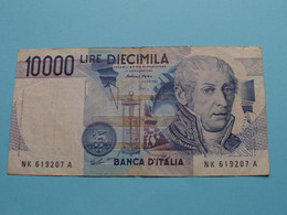 10.000 Lire - 1984 ( NK 619207 A ) Banca D'Italia ( For Grade, Please See Scans ) Circulated ! - 10000 Lire
