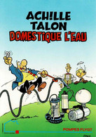 GREG "Achille Talon Domestique L'eau" Brochure Publicitaire Brochée 8 Pages, 4 Planches BD, Publicité Pompes FLYGT 1988 - Objets Publicitaires