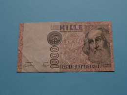 1.000 Lire - 1982 ( FF 823066 E ) Banca D'Italia ( For Grade, Please See Scans ) Circulated ! - 1000 Lire