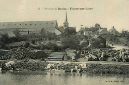 Fleury Sur Loire * Scierie Métier Bois & Lavoir Laveuses Lavandières Blanchisseuses * Environs De Decize - Andere & Zonder Classificatie