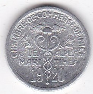 06 Alpes Maritimes Chambre De Commerce  De Nice 5 Centimes 1920, En Aluminium - Monétaires / De Nécessité