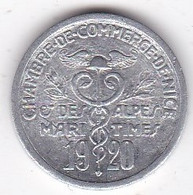 06 Alpes Maritimes Chambre De Commerce  De Nice 5 Centimes 1920, En Aluminium - Monetari / Di Necessità