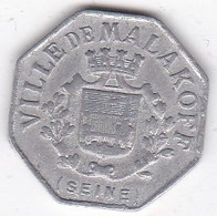 92 Hauts De Seine. Ville De Malakoff 5 Centimes , En Aluminium - Noodgeld