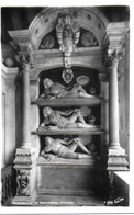 MONUMENTS IN SWINBROOK CHURCH, SWINBROOK, OXFORDSHIRE, ENGLAND. UNUSED POSTCARD   Ty6 - Monumenti