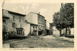 Bellevue La Montagne * La Rue Principale , Route Du Puy * Boucherie SOULIER * Automobile Ancienne - Autres & Non Classés