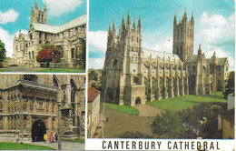 CANTERBURY CATHEDRAL, CANTERBURY, KENT, ENGLAND. USED POSTCARD   Ty6 - Canterbury