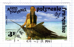 FP+ Polynesien 1992 Mi 601 Frau Mit Fisch - Gebraucht