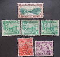 NEW ZELAND NUOVA ZELANDA 1935 ANNIVERSAIRE  DE LA VICTOIRE CAT YVERT.N. 172/175 - Used Stamps