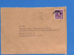 Allemagne Bizone 1945 Lettre De Nurnberg (G11516) - Other & Unclassified