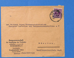 Allemagne Bizone 1946 Lettre De Nurnberg (G11523) - Autres & Non Classés