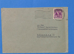 Allemagne Bizone 1946 Lettre De Nurnberg (G11527) - Other & Unclassified