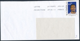 France-IDTimbres - ELA- Equipe De France De Football - Patrice EVRA - YT IDT 13 Sur Lettre Du 09-04-2011 - Cartas & Documentos