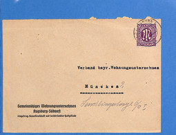 Allemagne Bizone 1945 Lettre De Augsburg (G11542) - Sonstige & Ohne Zuordnung