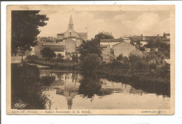 86.025/ GENCAY - Eglise Paroissiale Et La Belle - Gencay