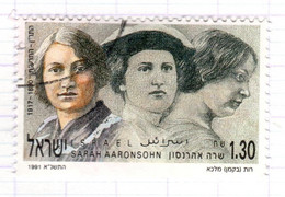 IL+ Israel 1991 Mi 1182 Aaronsohn - Used Stamps (without Tabs)