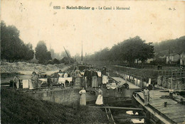 St Dizier * Vue Sur Le Canal à Marnaval * L'écluse * Péniche Batellerie - Saint Dizier