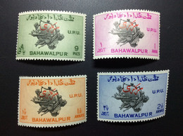 Bahawalpur, YT 25 à 28, Timbres De Service, Année 1949, Neuf **, Cote 88 € - Bahawalpur