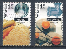 °°° ISRAEL - Y&T N°1498/99 - 2000 °°° - Gebruikt (zonder Tabs)