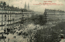 Tout Paris 11ème * N°945 * Le Boulevard Voltaire Au Carrefour Du Boulrvard Richard Lenoir - Arrondissement: 11