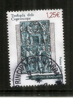 Paréages D'Andorre En1288 Avec Roger-Bernard III De Foix & Mgr Père D'Urg, Timbre Oblitéré 1 ère Qualitè (2015) - Used Stamps